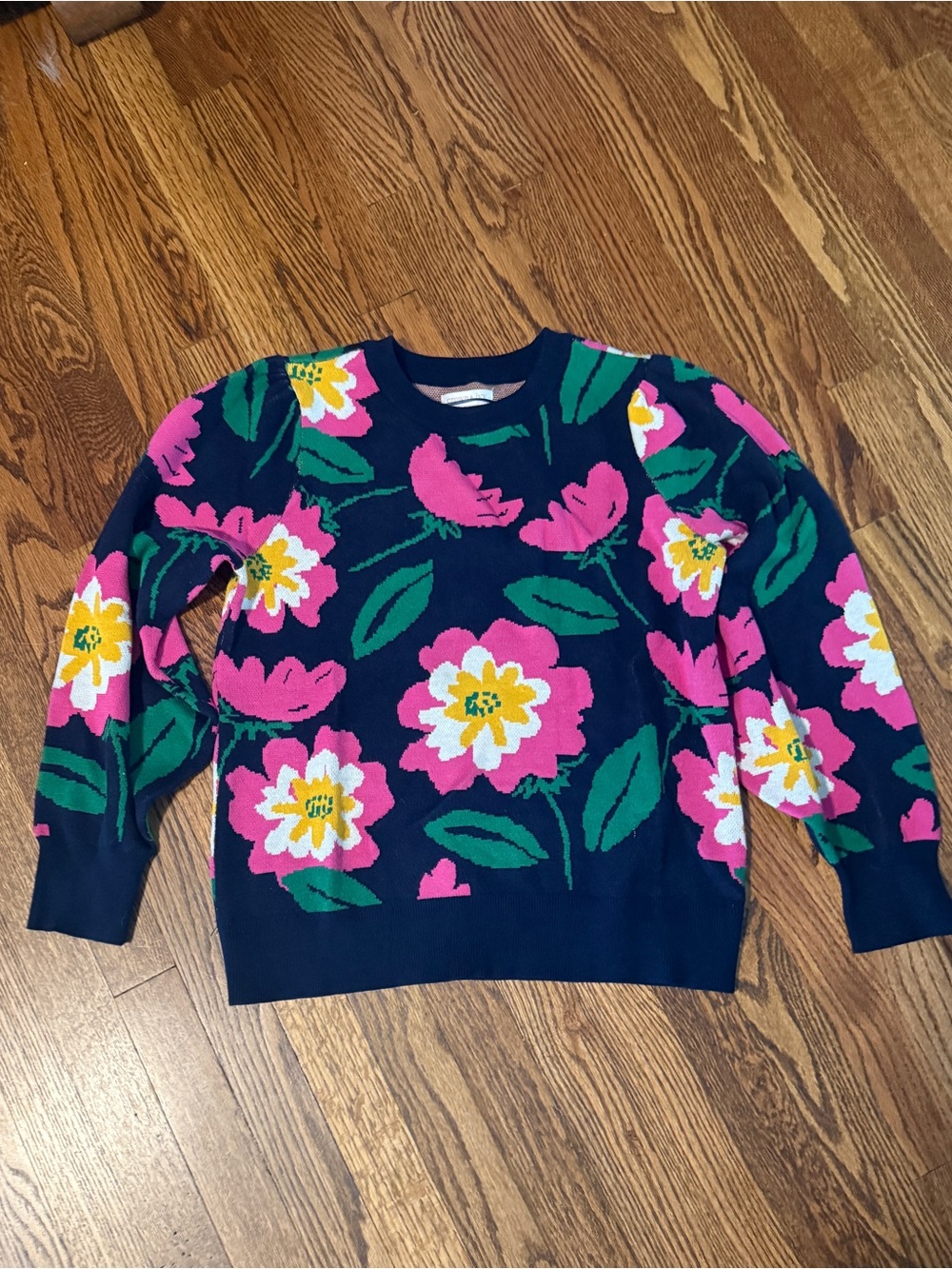 Floral sweater